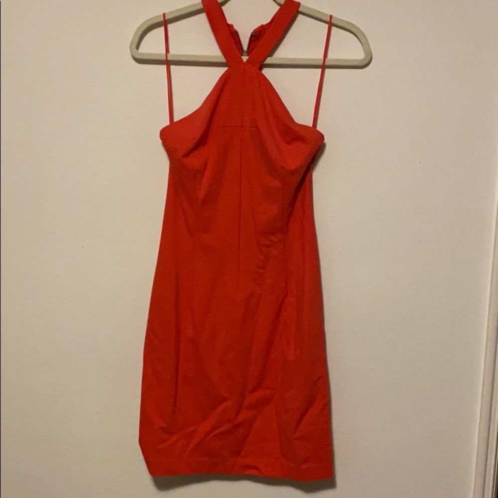 ERIN coral dress